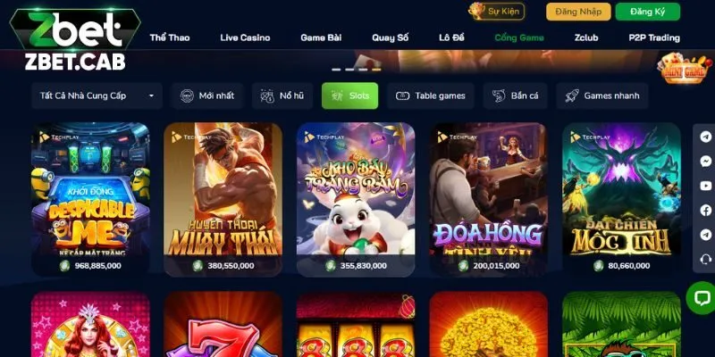 Sơ lược về game slot tại ZBET